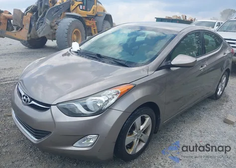 2013 Hyundai Elantra Gls из США, поврежденный, VIN 5NPDH4AE8DH179604